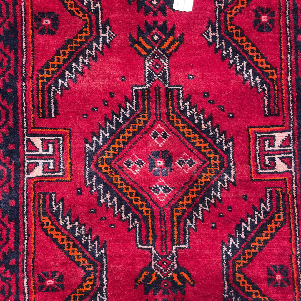 4.4 x 8.3 Balouch Hand Knotted Rug