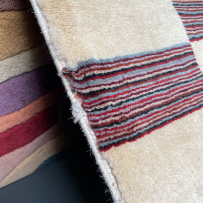 2.7 x 7.9 Zigler Gabbeh Hand Knotted Wool Rug