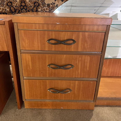 MC Vanity w 3 Drawers & Circle Mirror C VANITIES