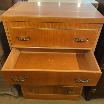 MC 5 Drawer Highboy w Brass Pulls