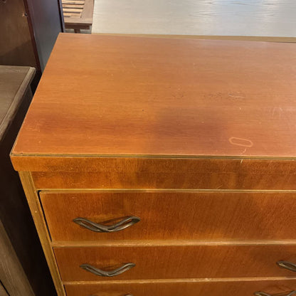 MC 5 Drawer Highboy w Brass Pulls