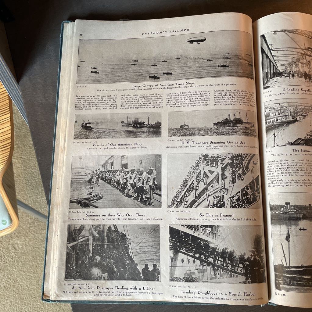 Freedom's Triumph Antique Book