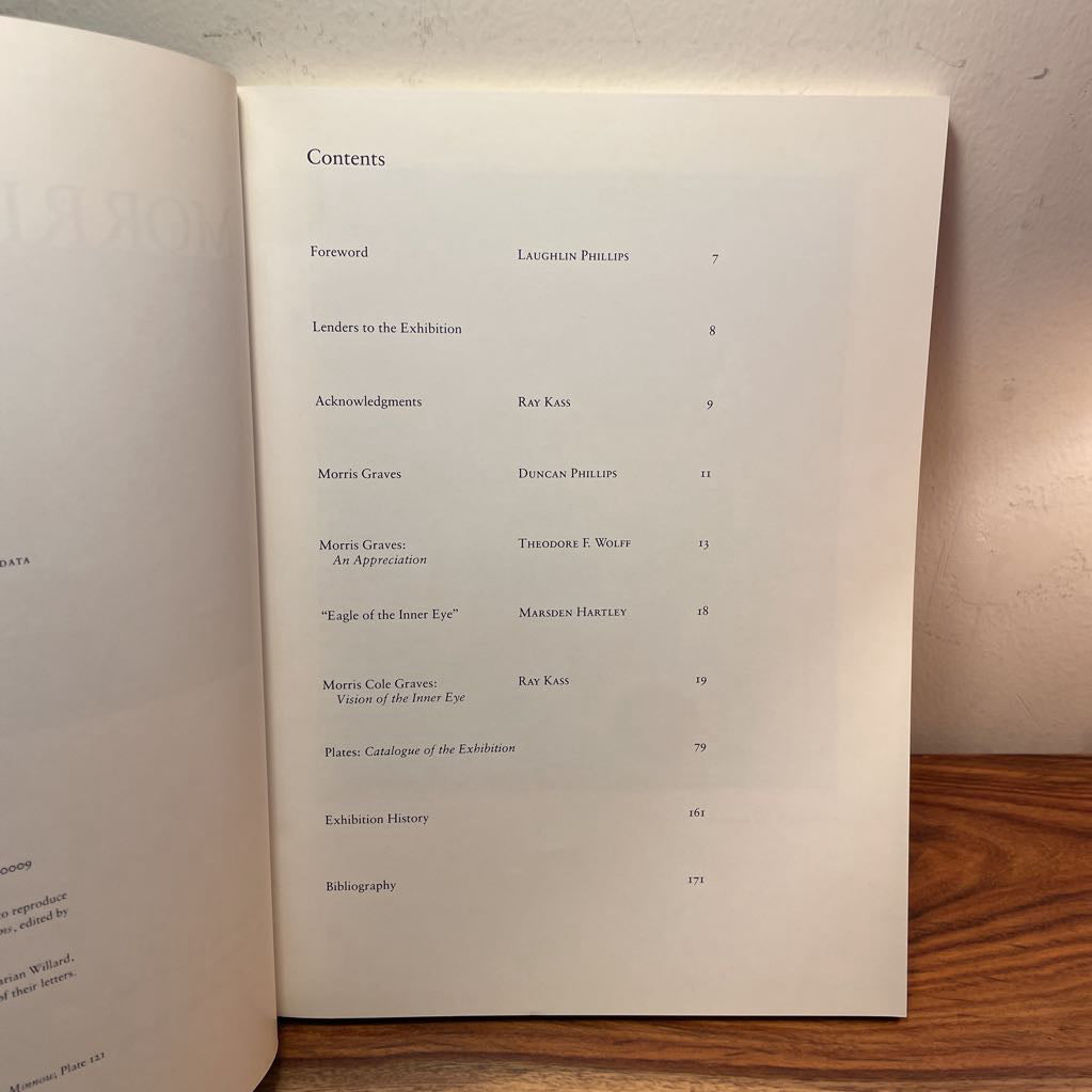 Morris Graves Art Book