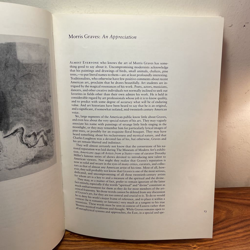 Morris Graves Art Book