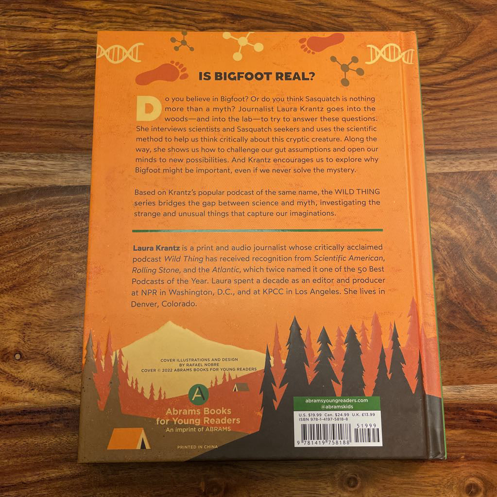 The Search for Sasquatch Book SMALLS