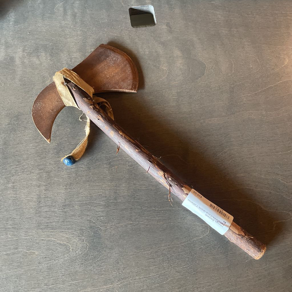 Vintage Souvenir Tomahawk/Cisco Grove, California