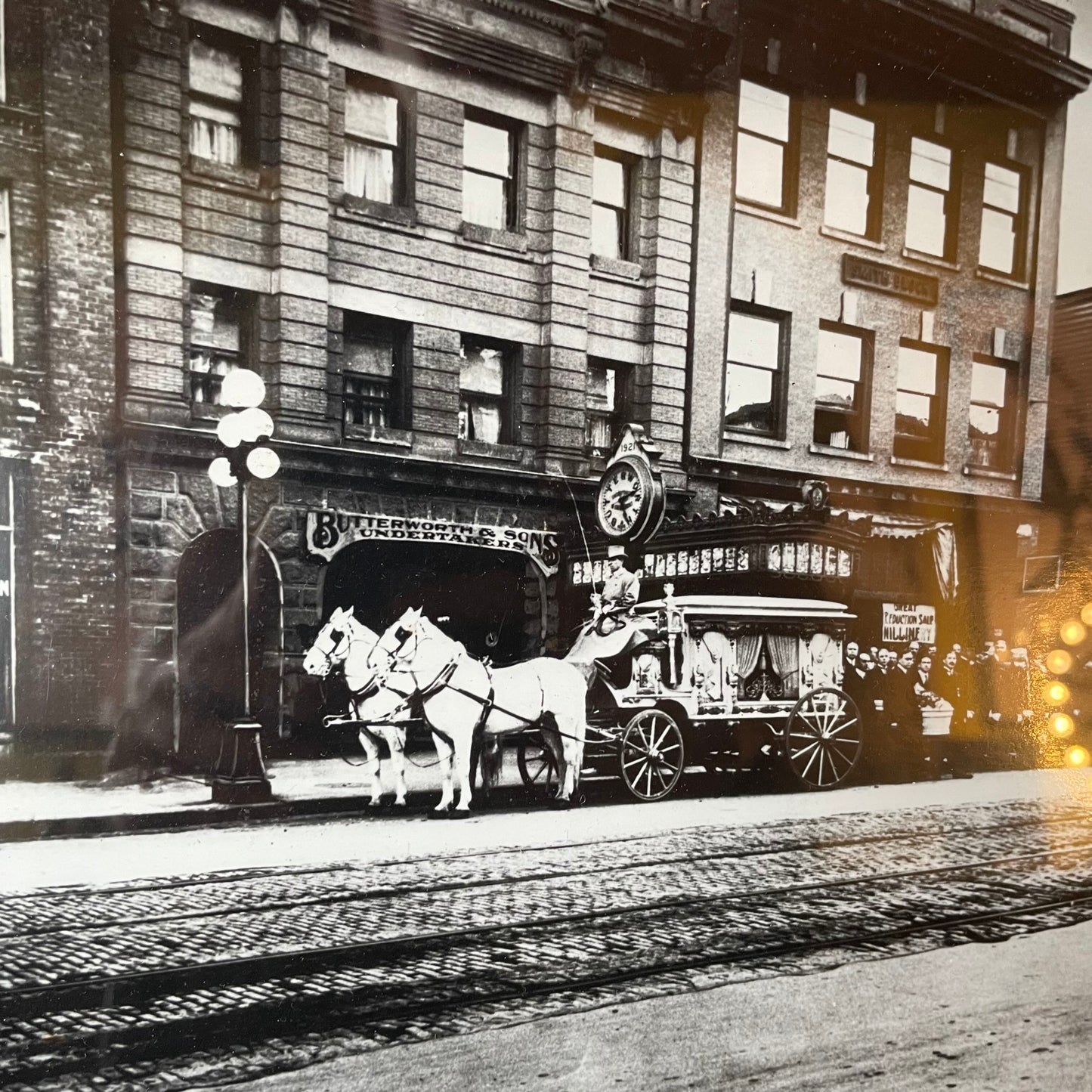 Photo of Butterworth's Funeral Home on 1st Ave. near Pike Place Market