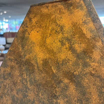 Faux Stone Metal Table Lamp