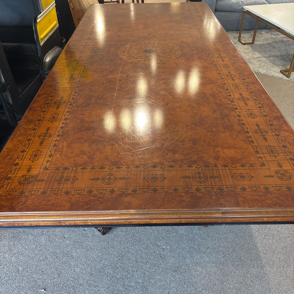 Large Regency Style Ornate Dining Table C DINING TABLES