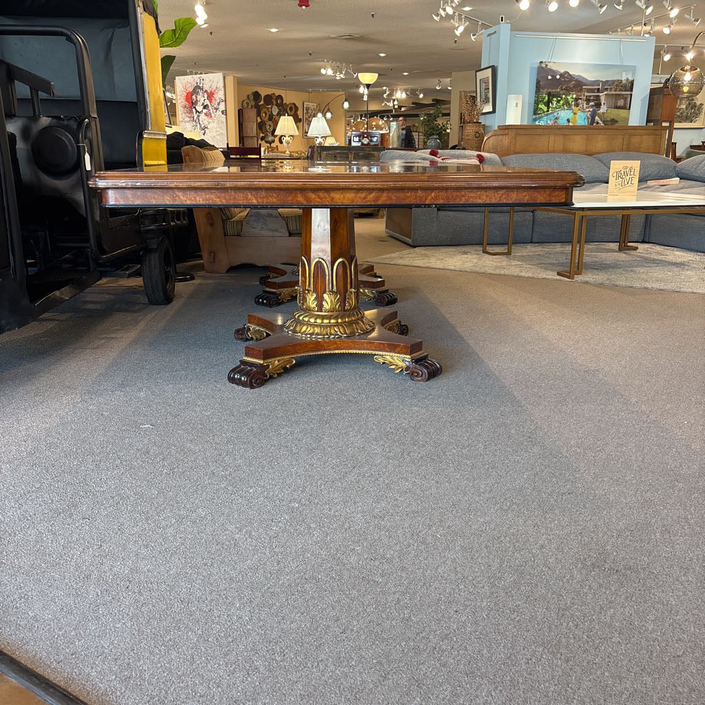 Large Regency Style Ornate Dining Table C DINING TABLES