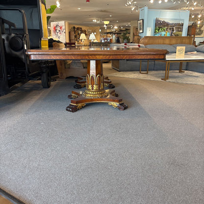 Large Regency Style Ornate Dining Table C DINING TABLES