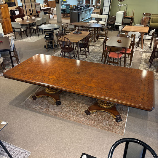 Large Regency Style Ornate Dining Table C DINING TABLES