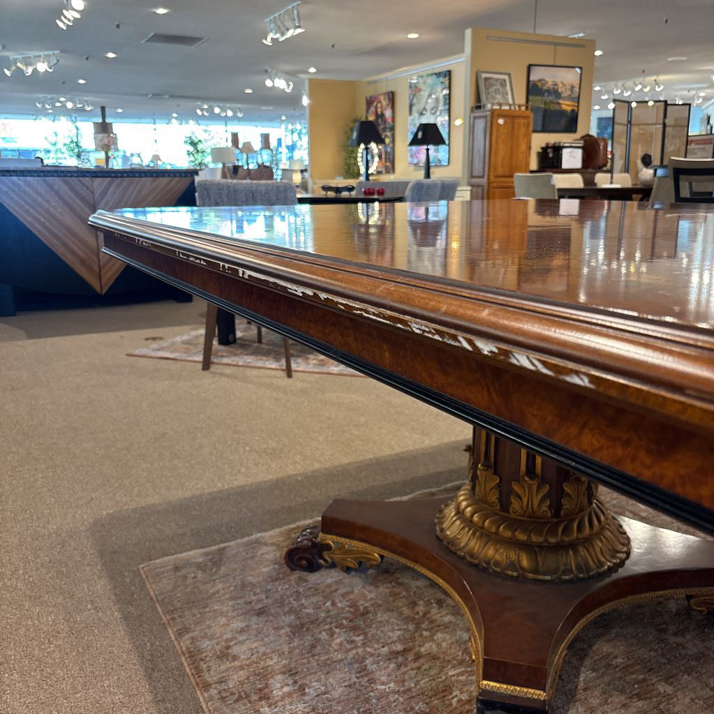 Large Regency Style Ornate Dining Table C DINING TABLES