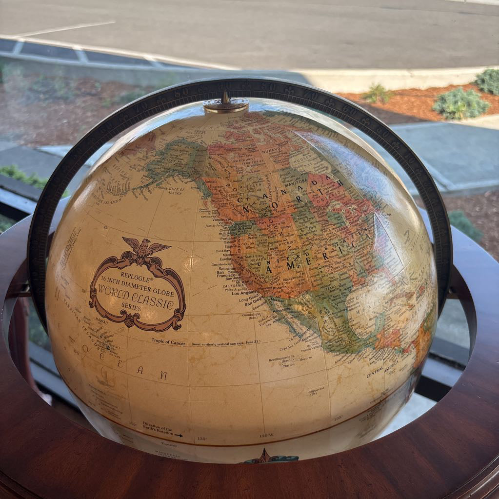 Globe On Stand