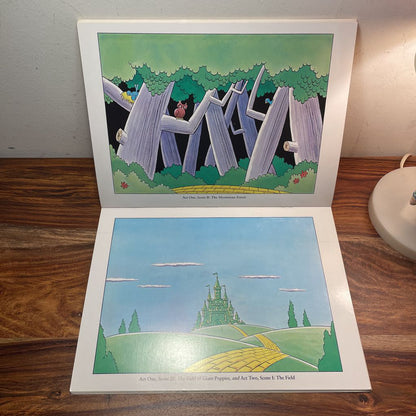 Vintage Wizard of Oz Toy Theater Book