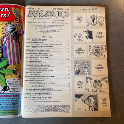 MAD Magazine 1968 Presidential Election Issue
