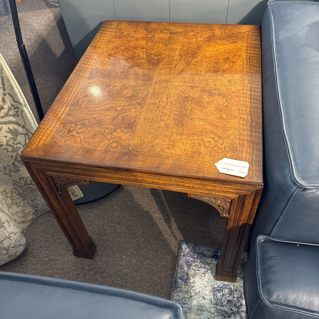 Henredon Solid Oak Side Table C SIDE TABLES