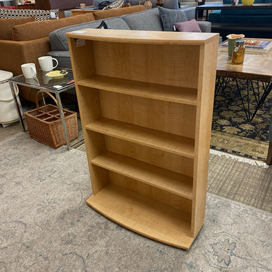 Small Modern 4 Tier Blond Bookshelf C BOOKSHELVES