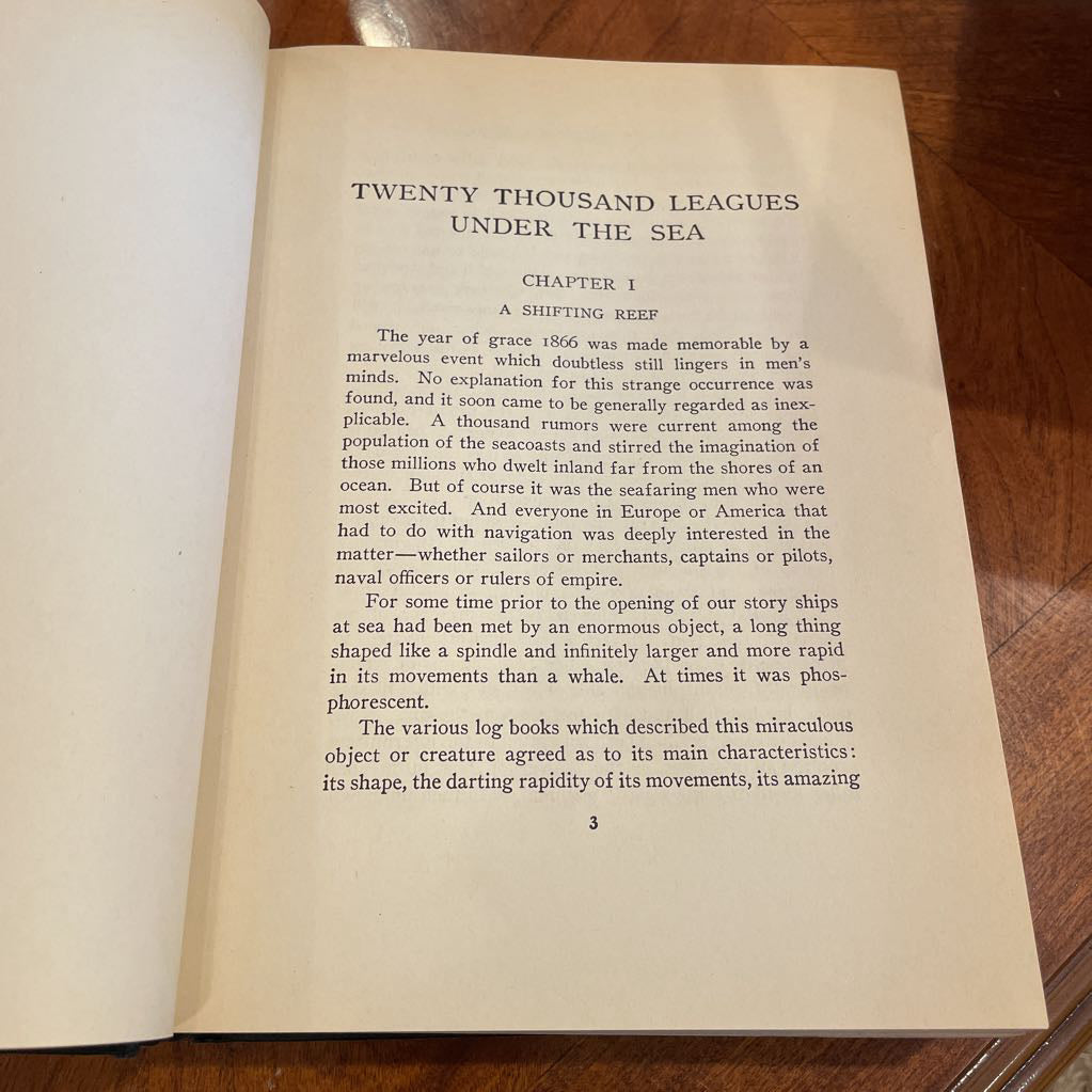 20,000 Leagues Under the Sea/Verne Rand McNally 1933 Ed. UNIQUE FINDS