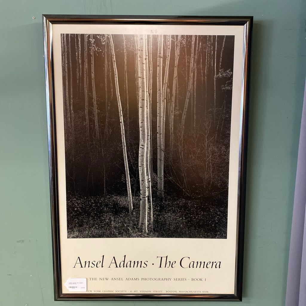 ANSEL ADAMS THE CAMERA Framed Print