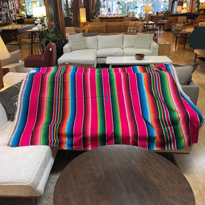 Peruvian Colorful Wool Throw