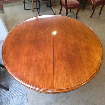 Victorian Mahogany Round Dining Table C DINING TABLES