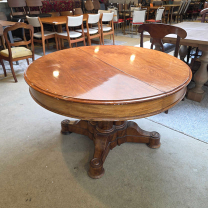 Victorian Mahogany Round Dining Table C DINING TABLES
