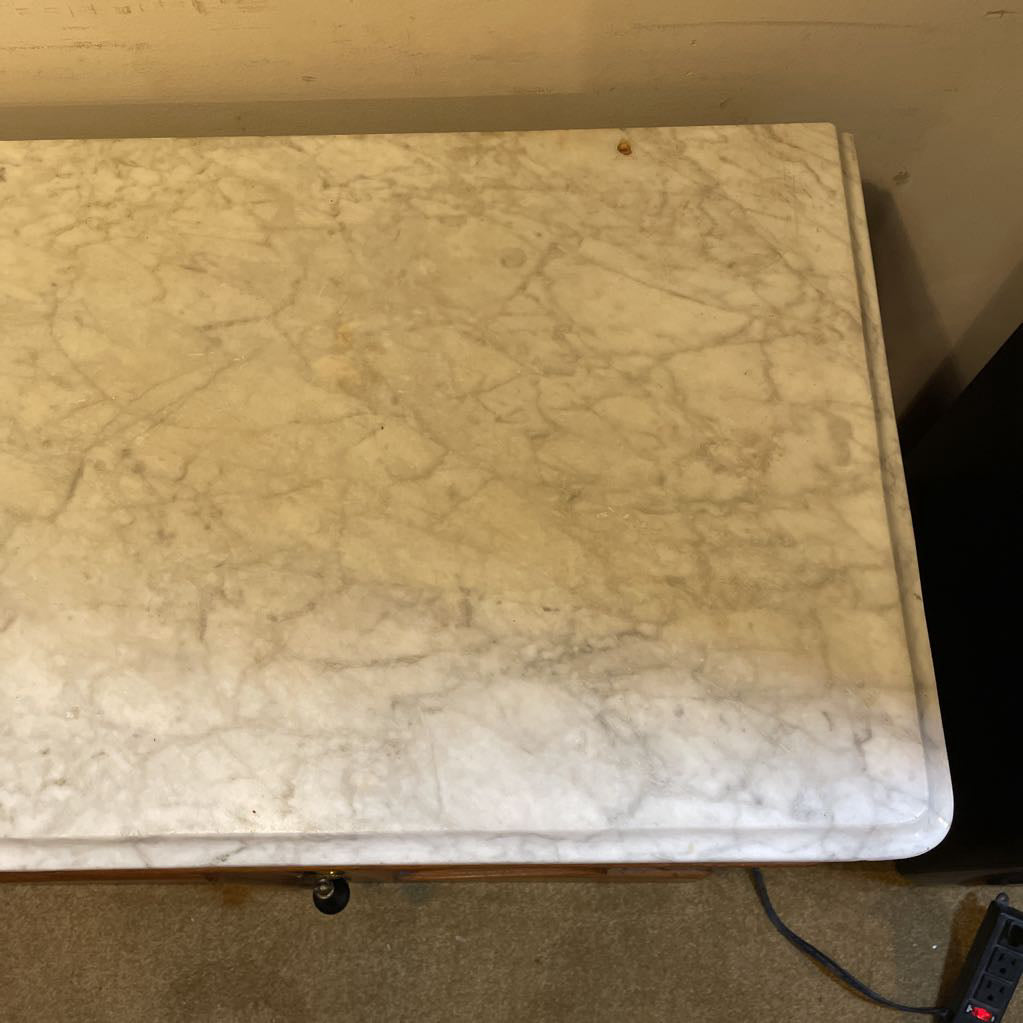 Marble Top Victorian 2 Door Cabinet C SIDEBOARDS