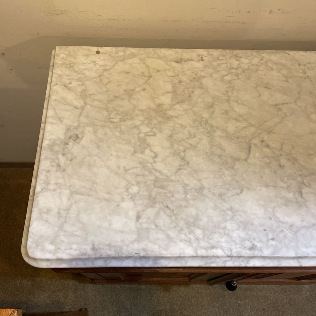 Marble Top Victorian 2 Door Cabinet C SIDEBOARDS