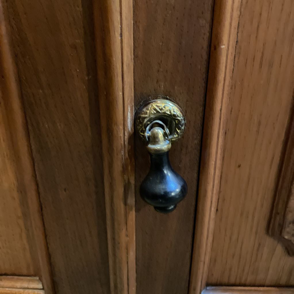 Marble Top Victorian 2 Door Cabinet C SIDEBOARDS