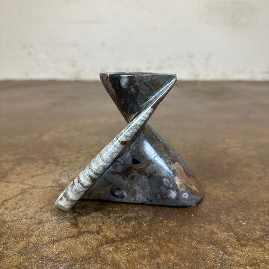 Stone Twist Candle Sticks SMALLS