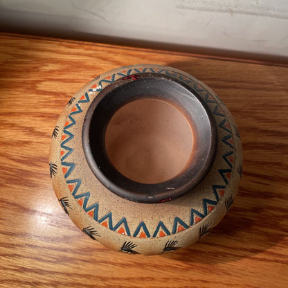 SW Design Kokopeli-Style Motif Pot SMALLS