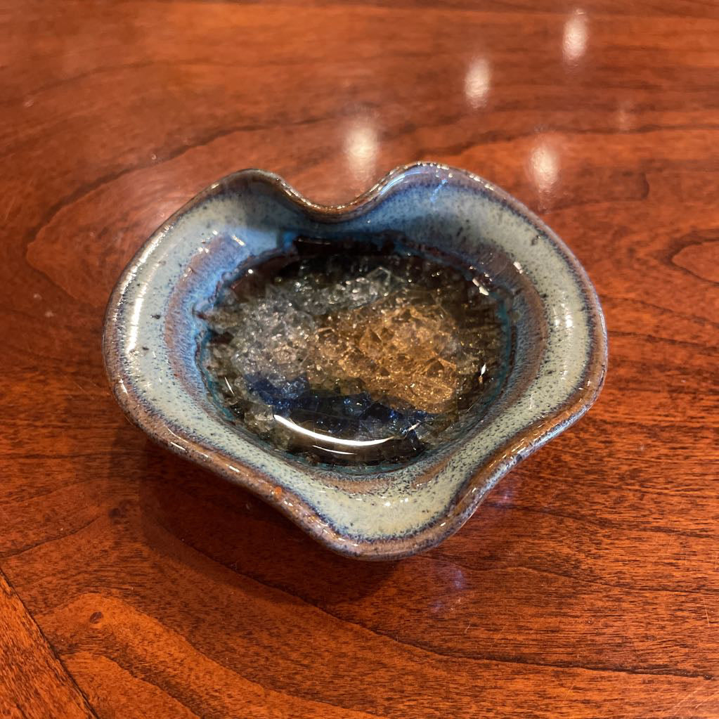 Sparkly Resin Bottom Small Dish SMALLS