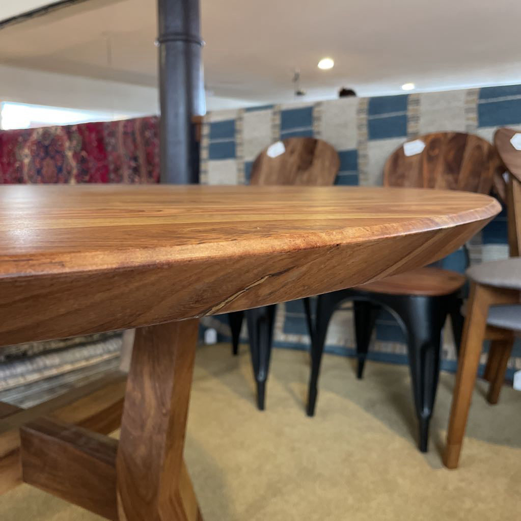 Natural Metro Round Dining Table C DINING TABLES