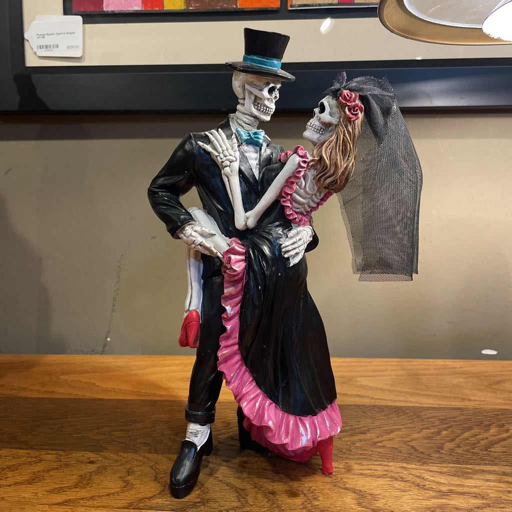 Day of the Dead Couple Statue SMALLS