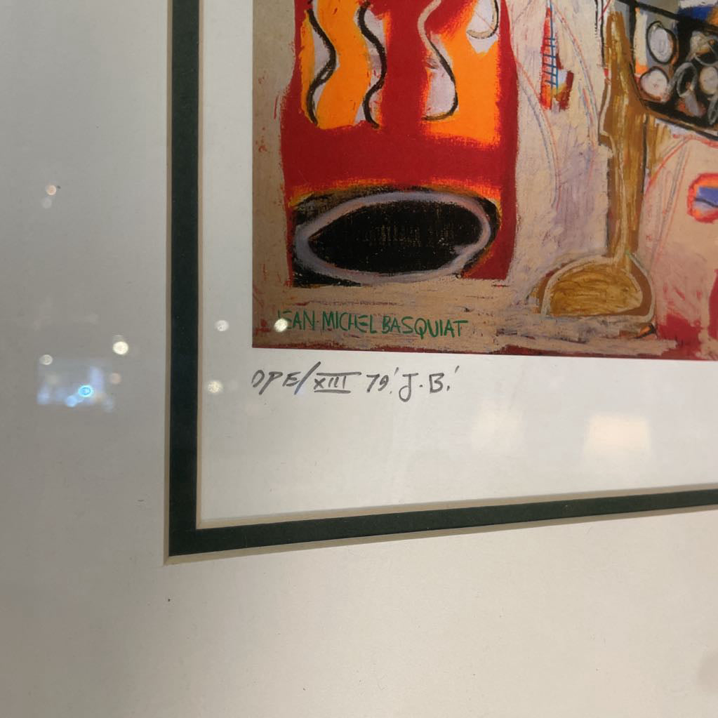 Basquiat Portfolio Art Print