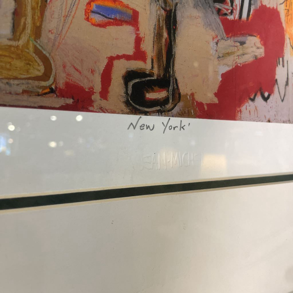 Basquiat Portfolio Art Print