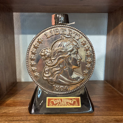 Ezra Brooks Coin Decanter