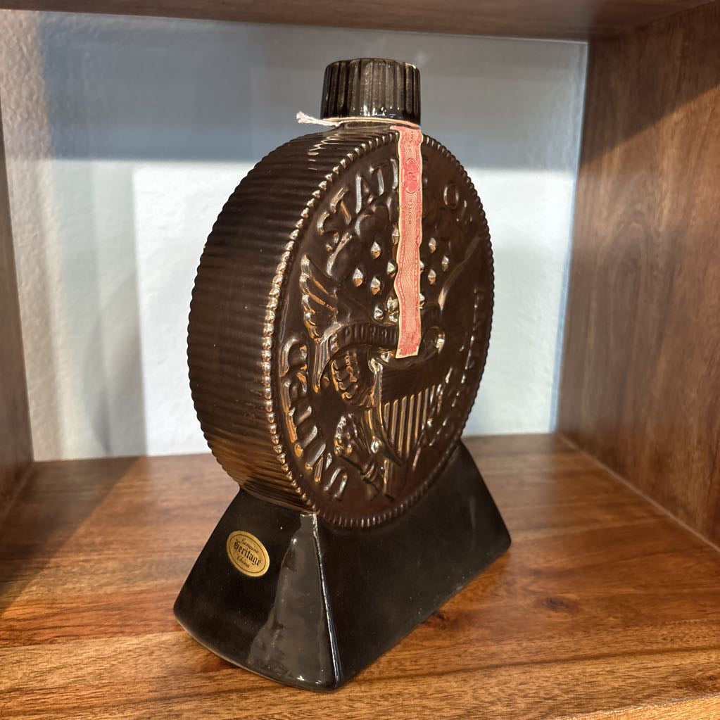 Ezra Brooks Coin Decanter