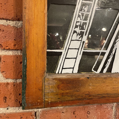NYC Reverse Painted Window #1 ART