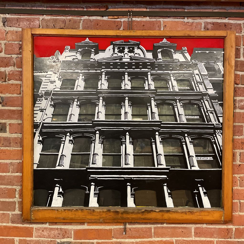 NYC Reverse Painted Window #2