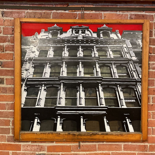 NYC Reverse Painted Window #2