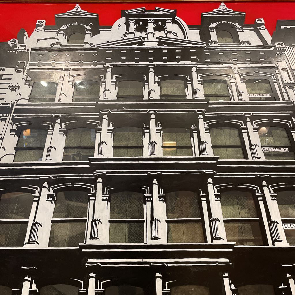 NYC Reverse Painted Window #2
