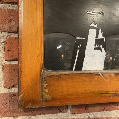 NYC Reverse Painted Window #2