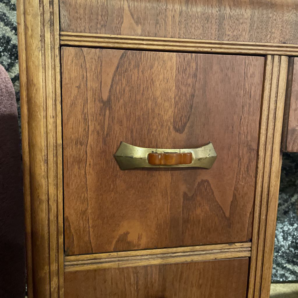 Vintage Deco Waterfall Vanity C DESKS