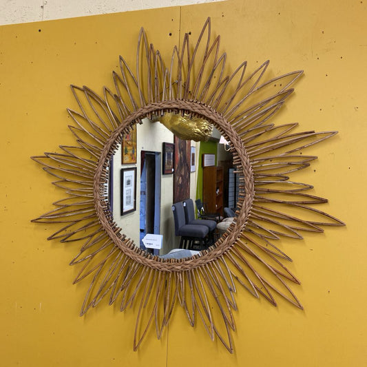 Rattan Sun Burst Mirror C MIRRORS