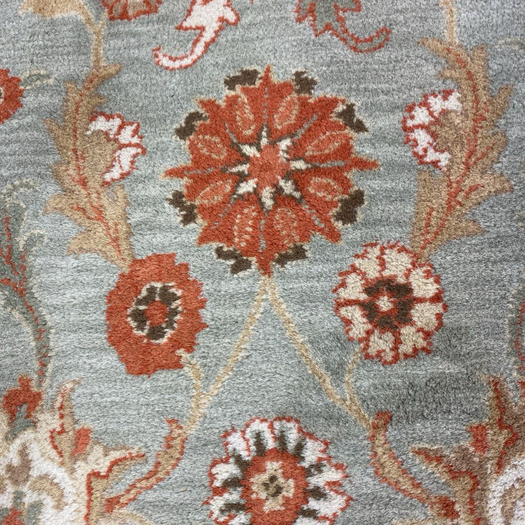 Red & Blue Floral Design Rug