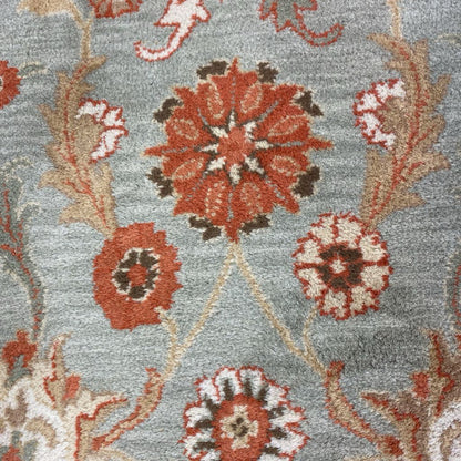 Red & Blue Floral Design Rug