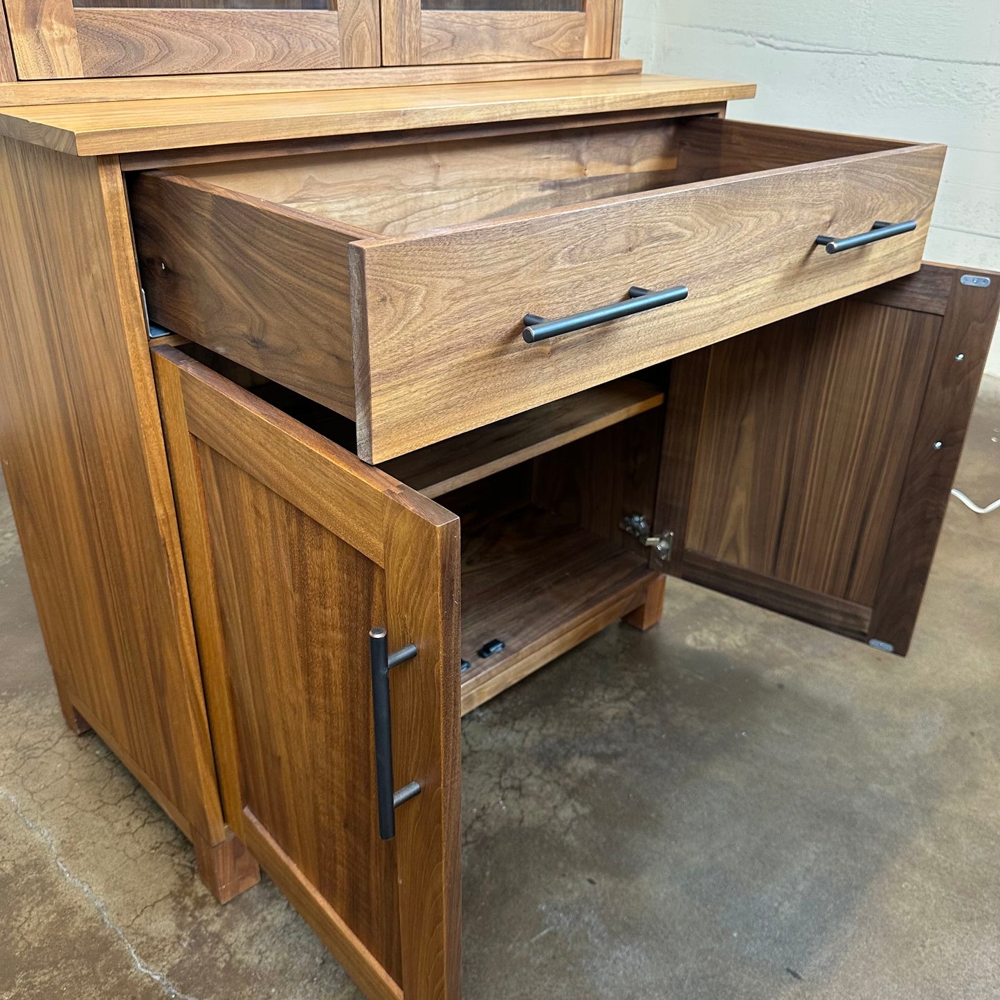 Tall 2 Door Solid Wood Hutch
