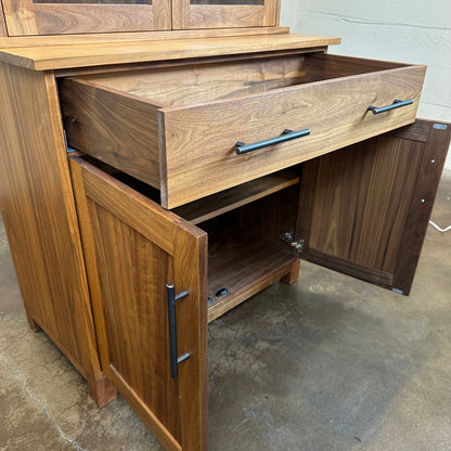 Tall 2 Door Solid Wood Hutch